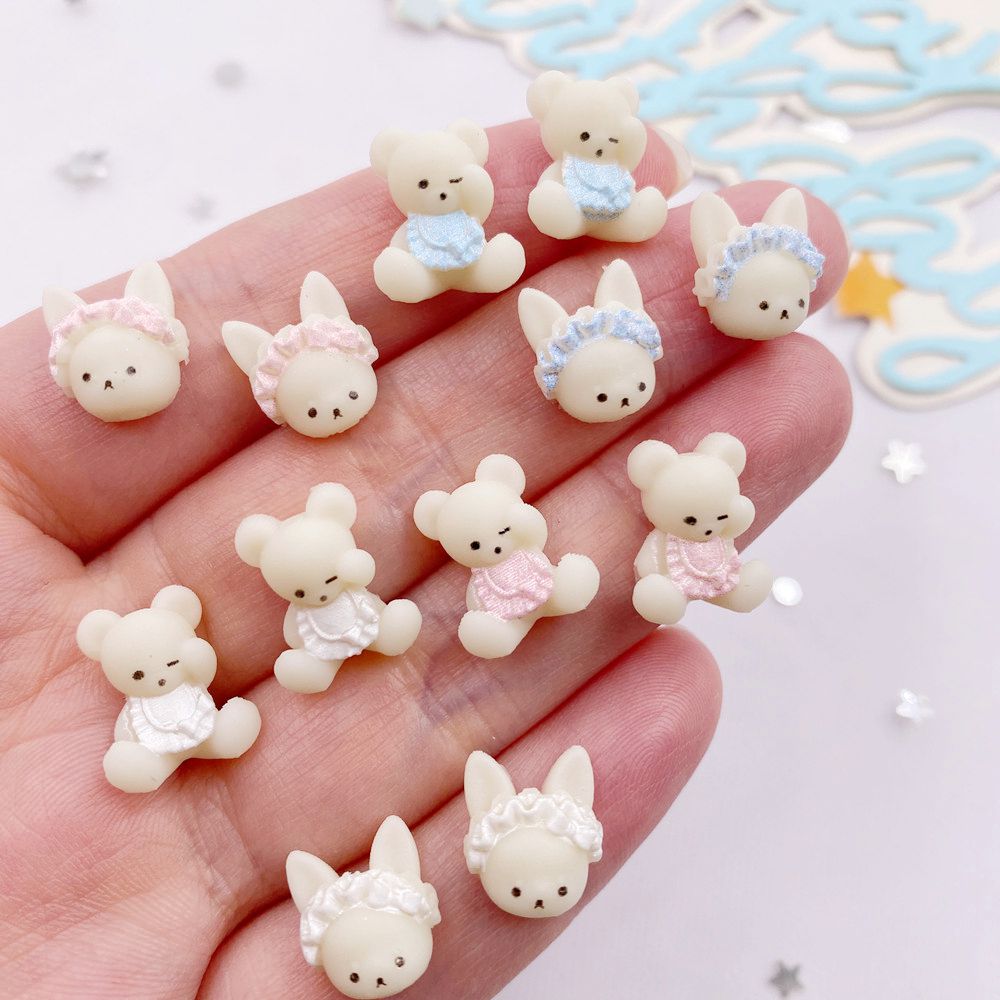 Art Craft 2 Year Olds - 30 sztuk żywica Kawaii kolorowe 3D