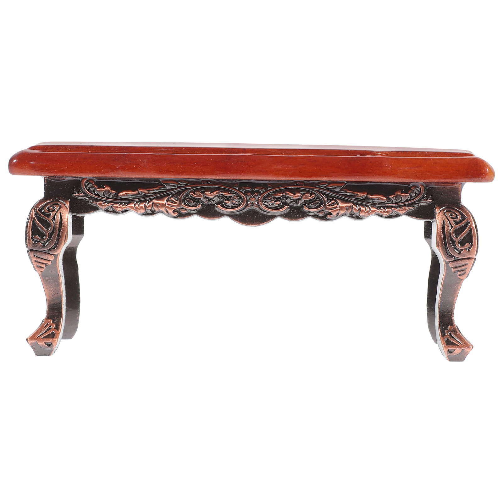 Art Craft Table - Miniaturowy prostokątny drewniany stolik do herbaty,