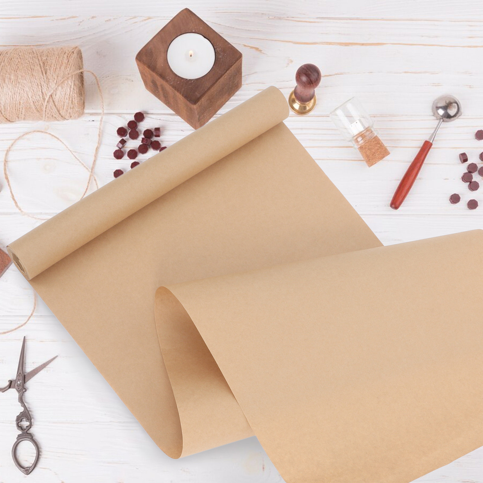Brązowy papier do pakowania w  – Art Craft Table recenzja i cena