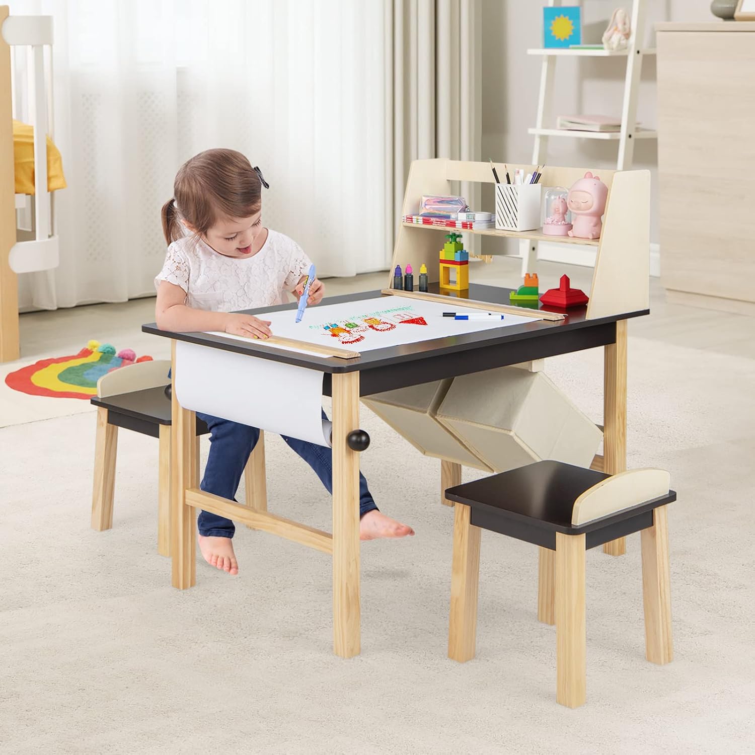 Drewniany stolik i krzesła dla – Art Craft 2 Year Olds recenzja i cena