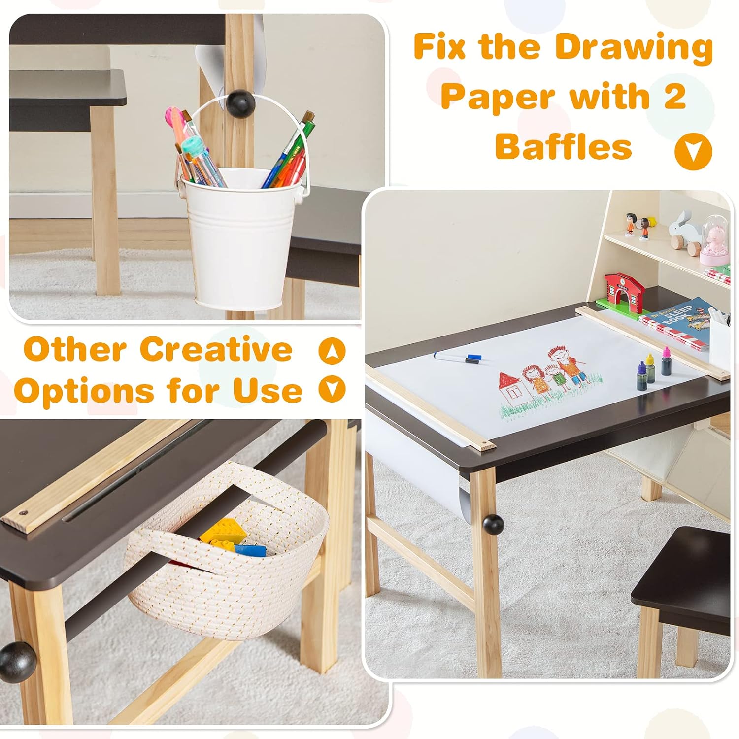 Drewniany stolik i krzesła dla – Art Craft 2 Year Olds recenzja i cena