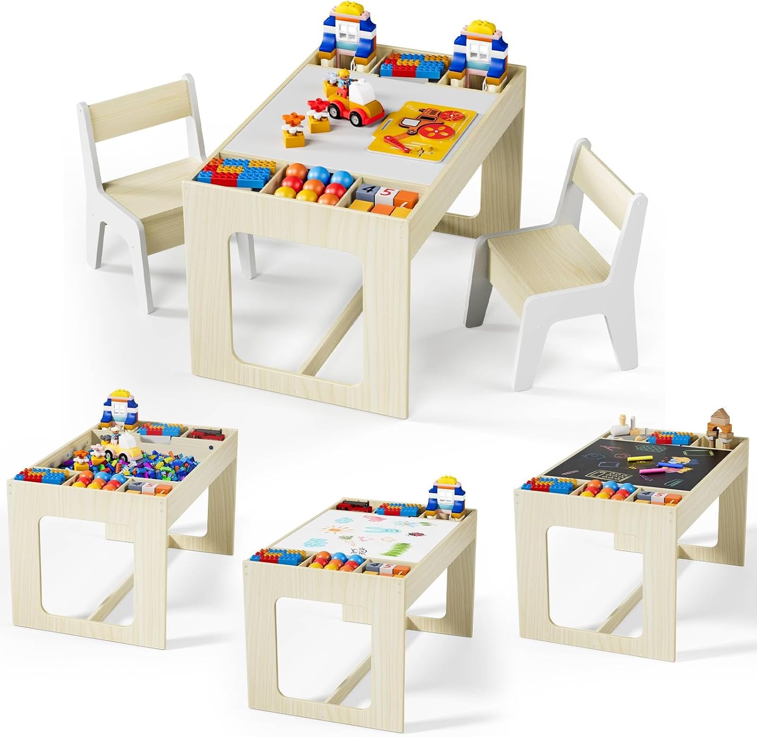 Zestaw 3 w 1: Stolik i krzesło – Art And Craft For Nursery recenzja i cena