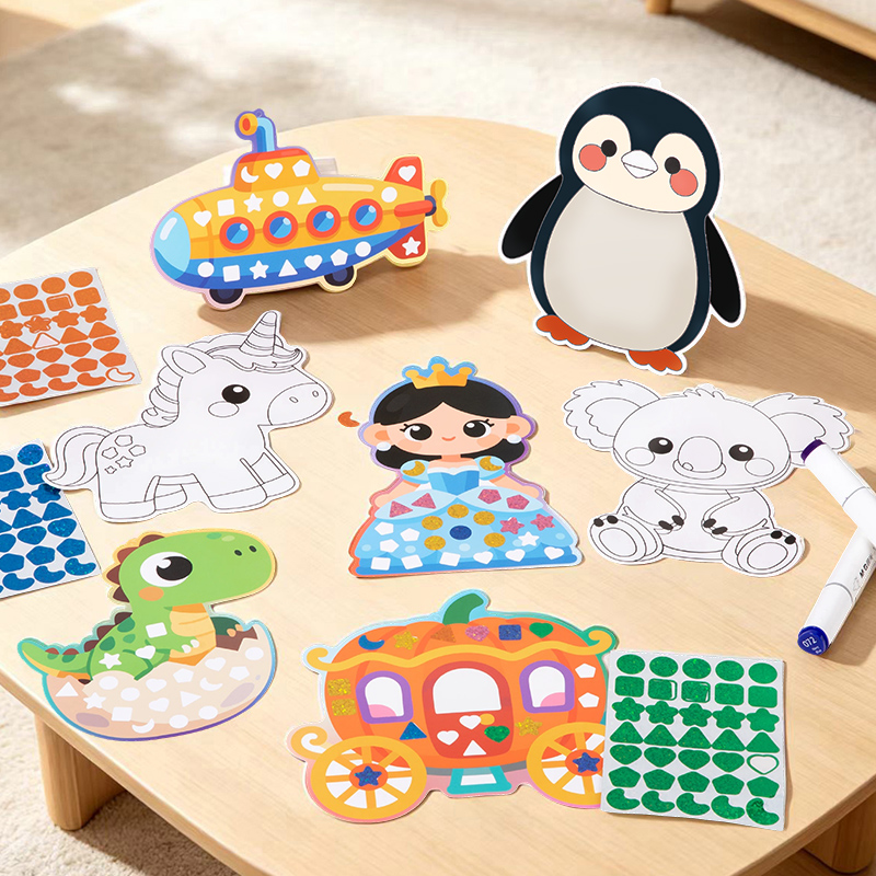 Naklejki mozaikowe z efektem l – Art Craft 2 Year Olds recenzja i cena