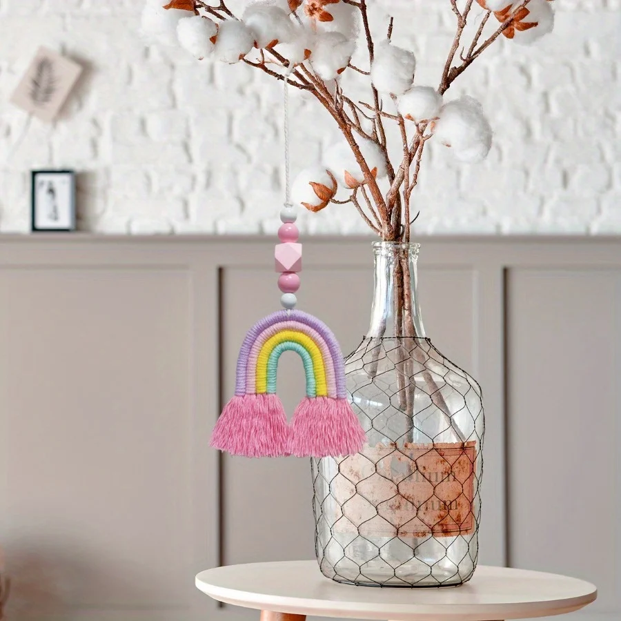 Różowe Tęczowe Kuranty Wietrzn – Art And Craft For Nursery recenzja i cena