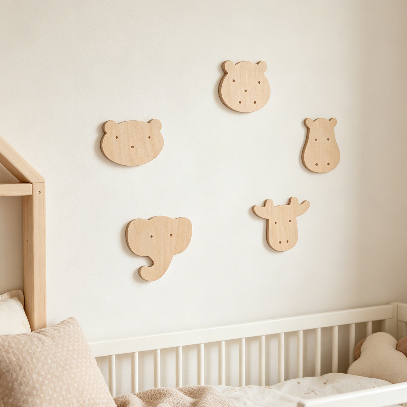 5 szt. drewnianych naklejek śc – Art And Craft For Nursery recenzja i cena