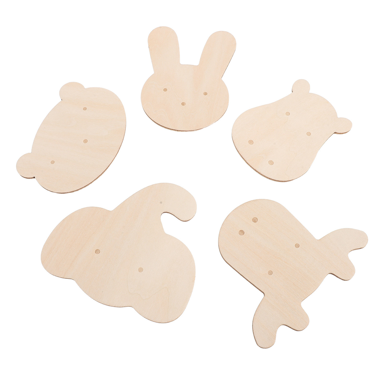 5 szt. drewnianych naklejek śc – Art And Craft For Nursery recenzja i cena