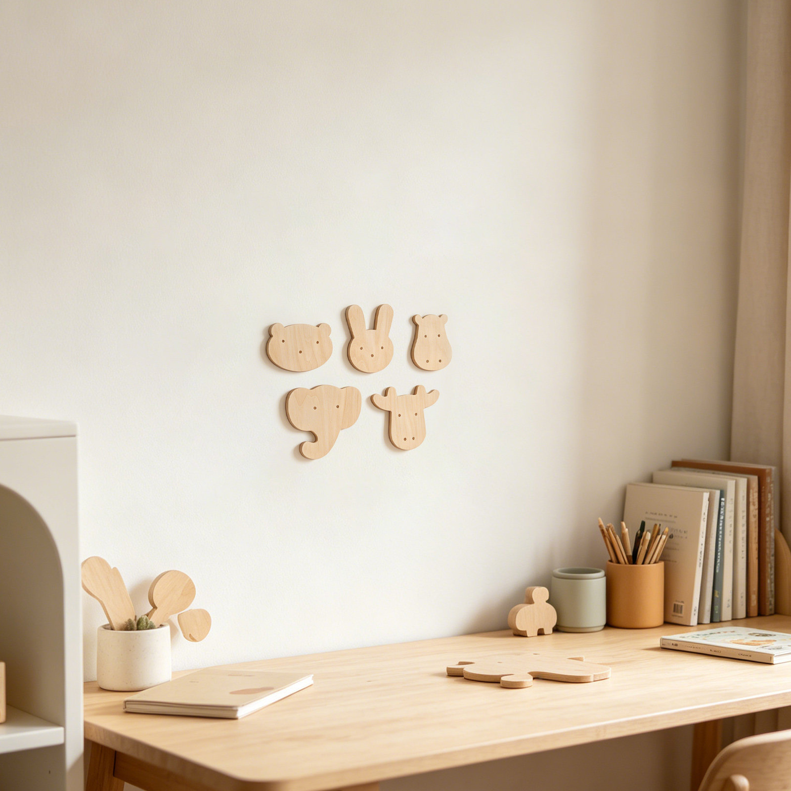 5 szt. drewnianych naklejek śc – Art And Craft For Nursery recenzja i cena