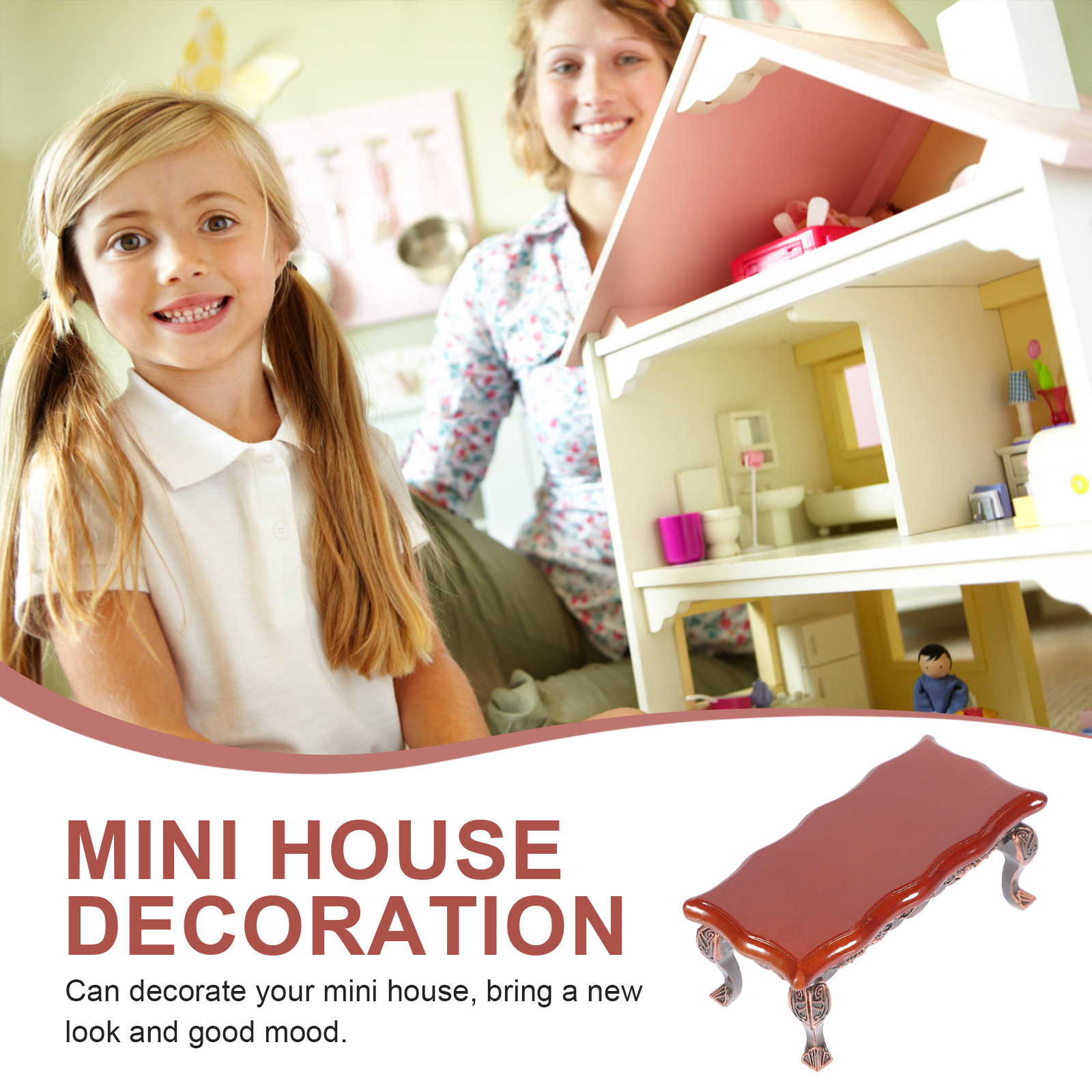 Miniaturowy prostokątny drewni – Art Craft Table recenzja i cena