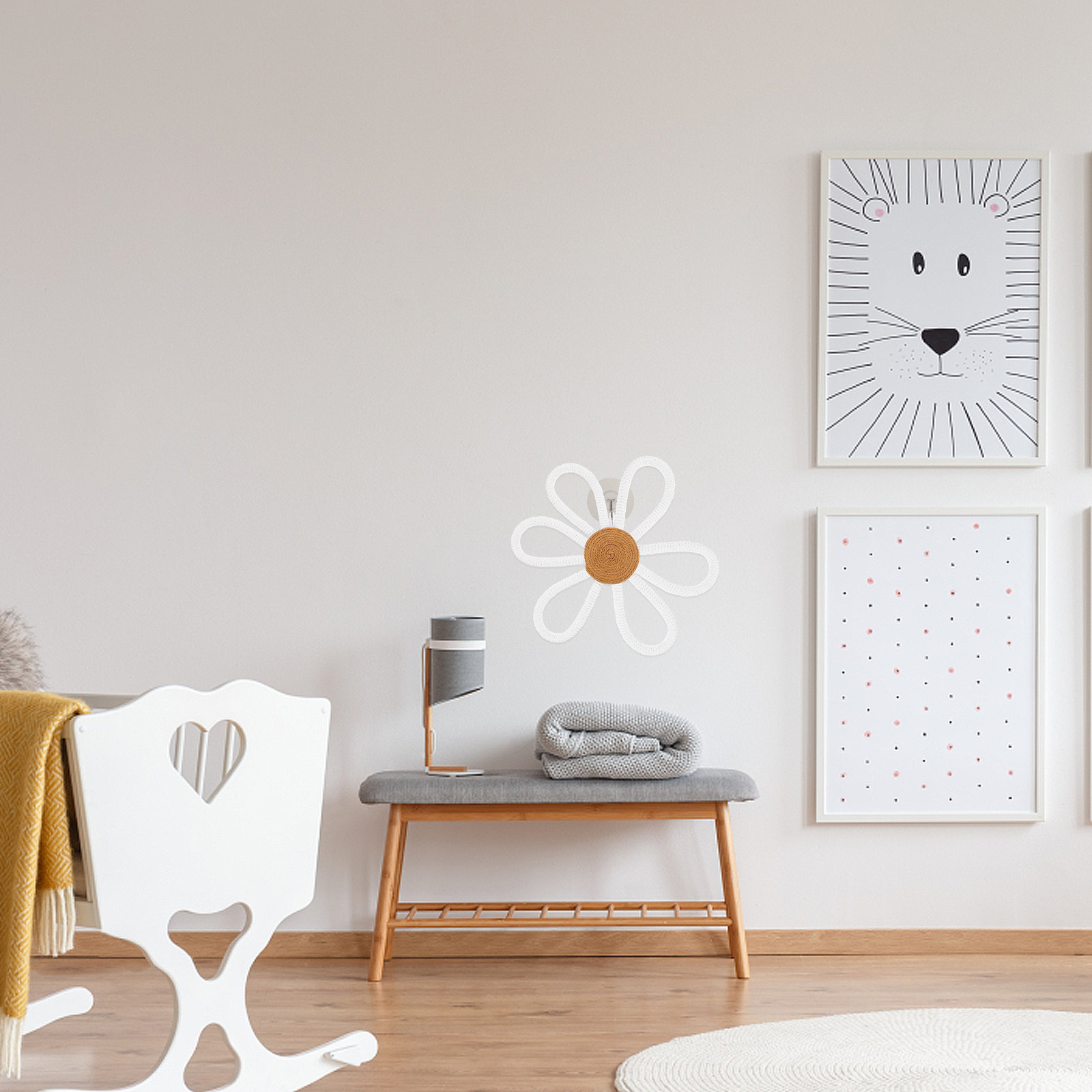 Dekoracja ścienna z tkanych st – Art And Craft For Nursery recenzja i cena