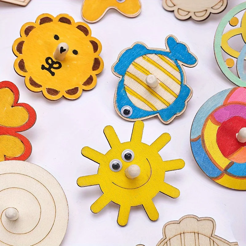 16 szt. Drewnianych Kółek do K – Art Craft Ideas For Kids recenzja i cena