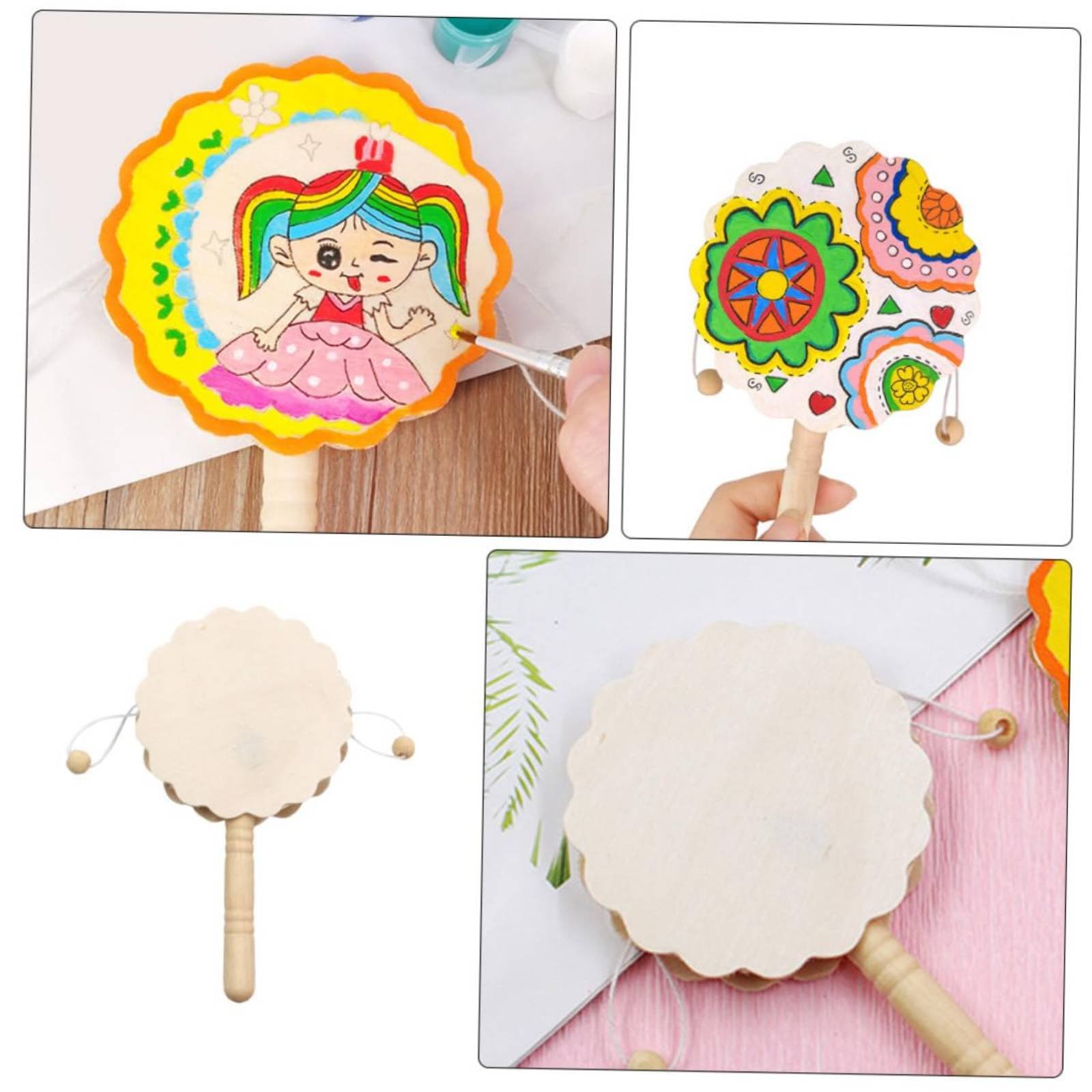 Drewniany bębenek-grzechotka D – Art Craft Workshop recenzja i cena