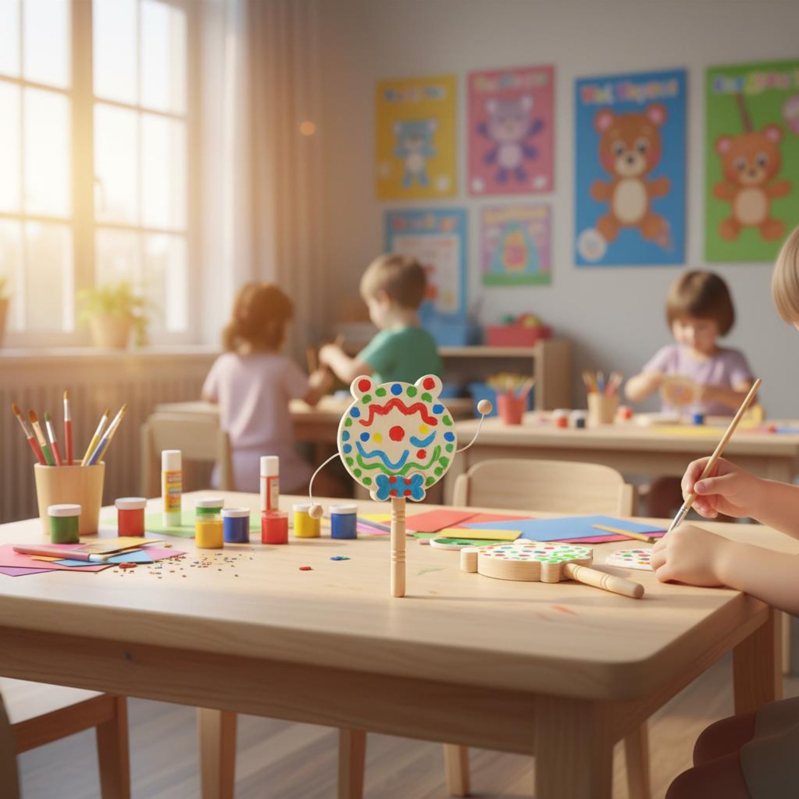 Drewniany bębenek-grzechotka D – Art Craft Workshop recenzja i cena