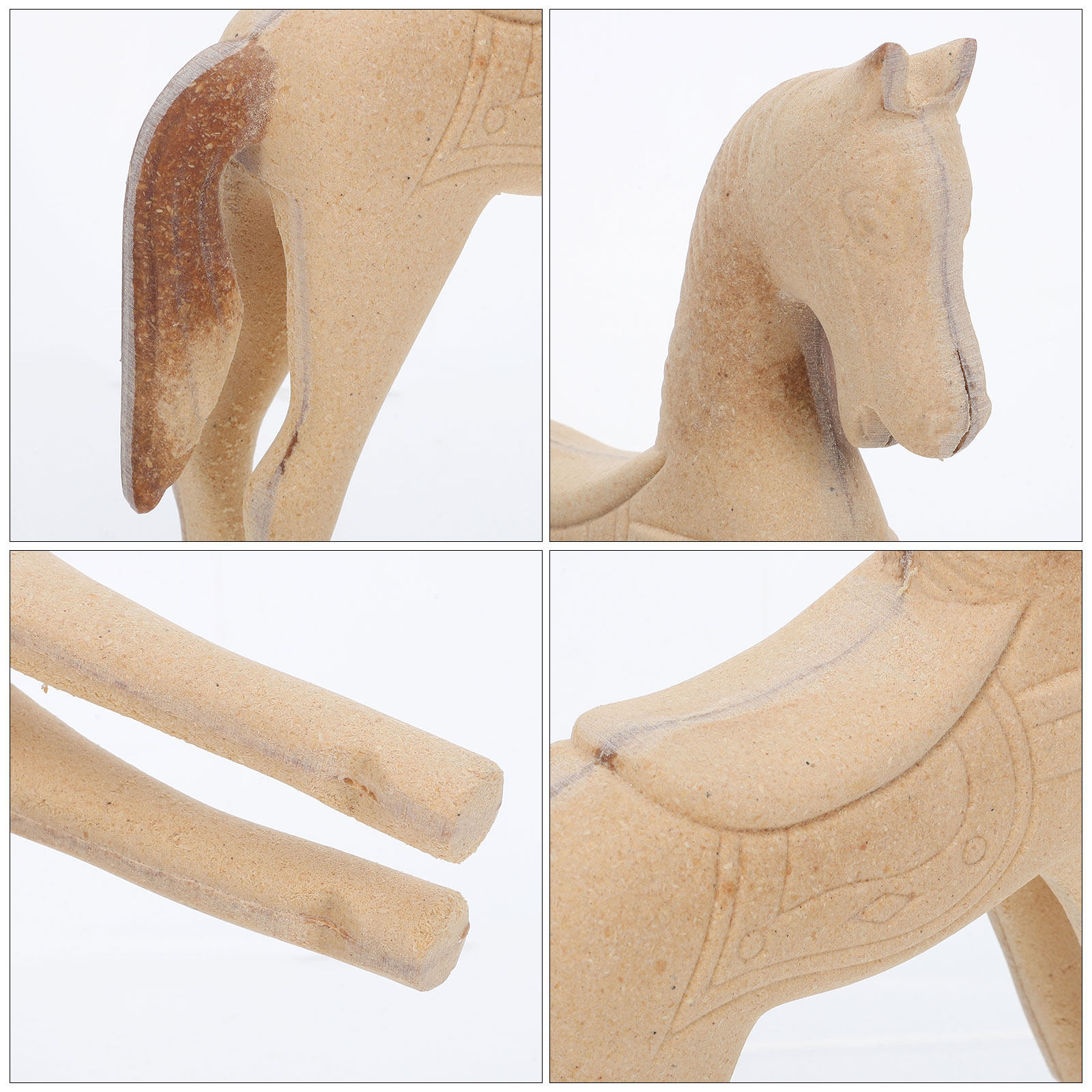 Niedokończona drewniana rzeźba – Art Craft Horse recenzja i cena