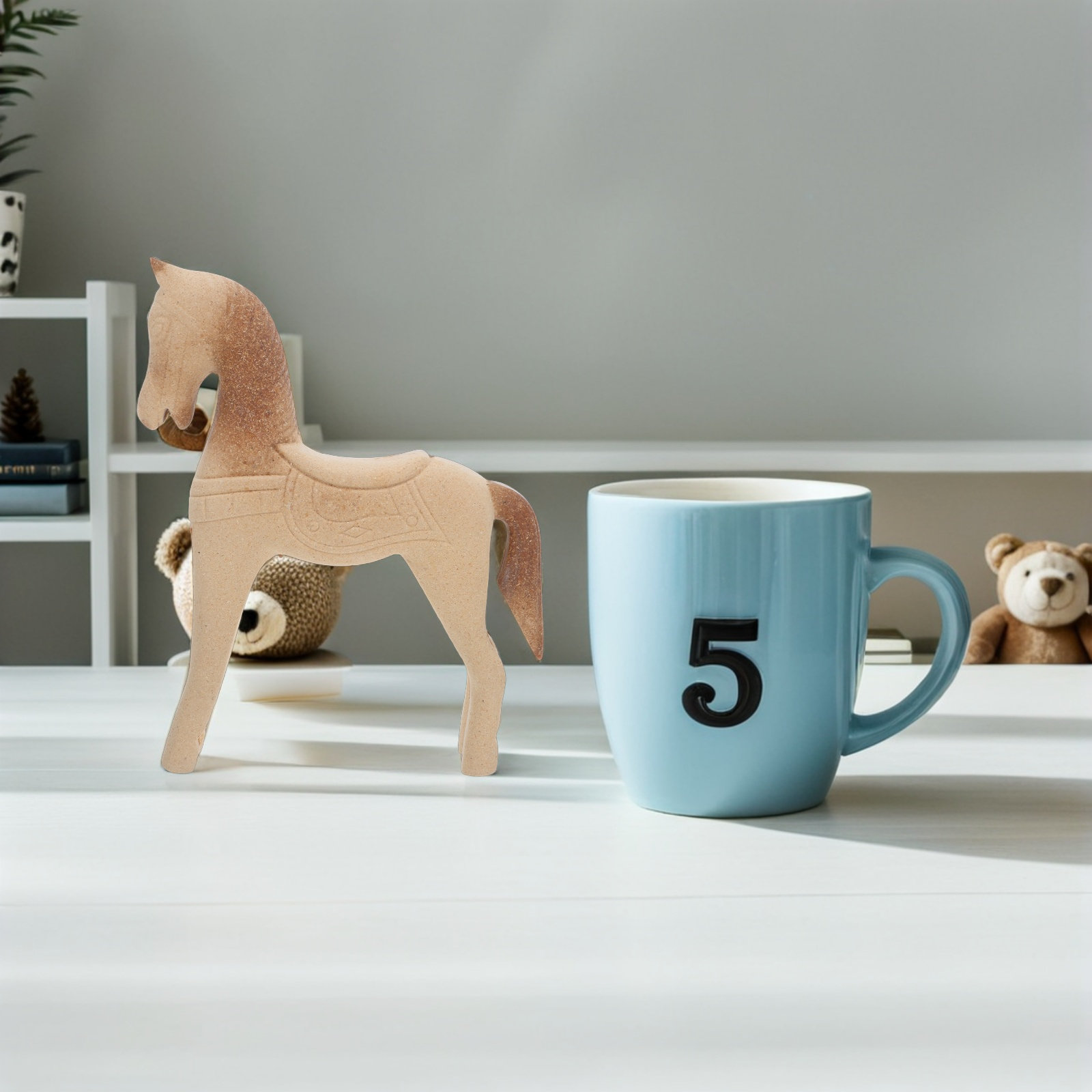 Niedokończona drewniana rzeźba – Art Craft Horse recenzja i cena