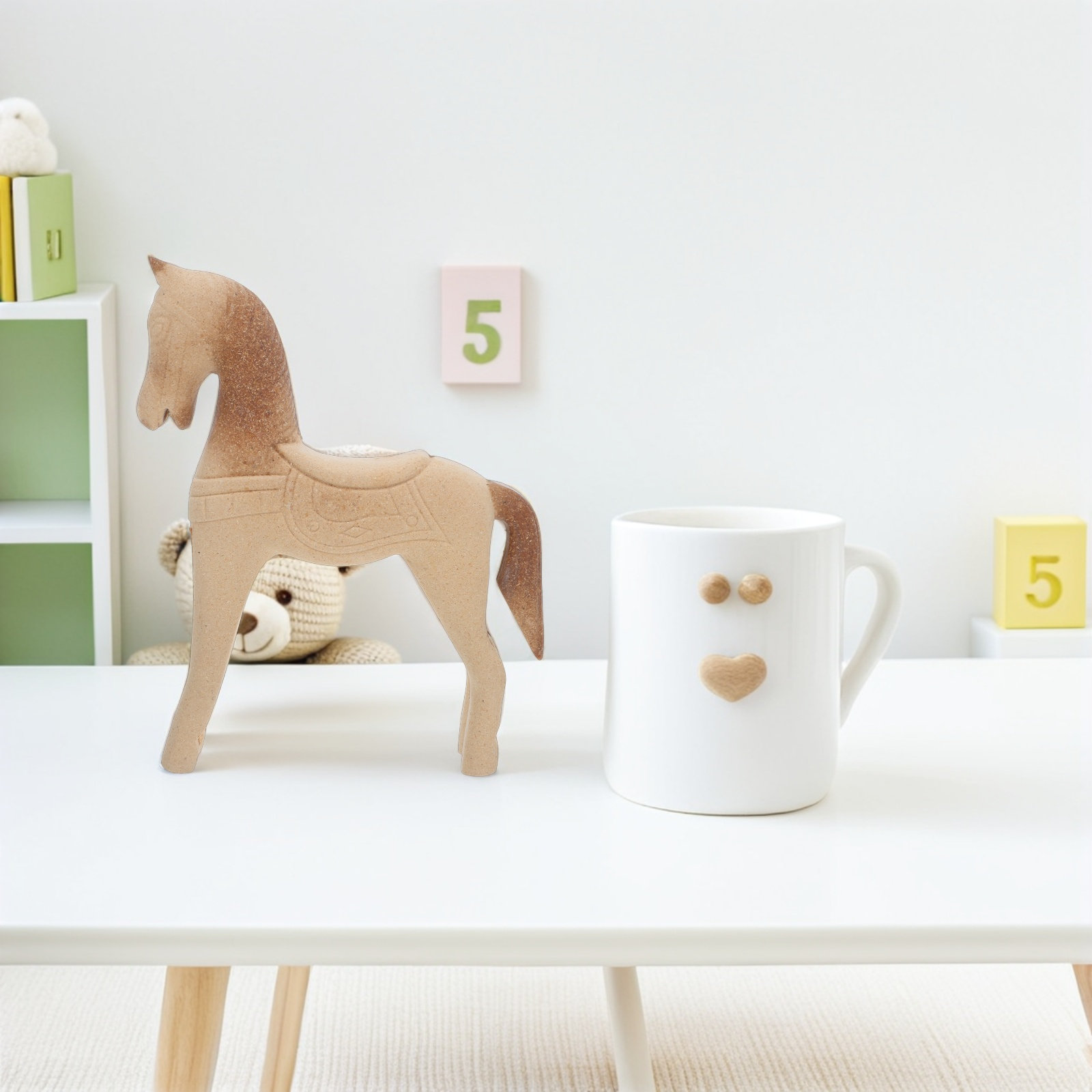 Niedokończona drewniana rzeźba – Art Craft Horse recenzja i cena