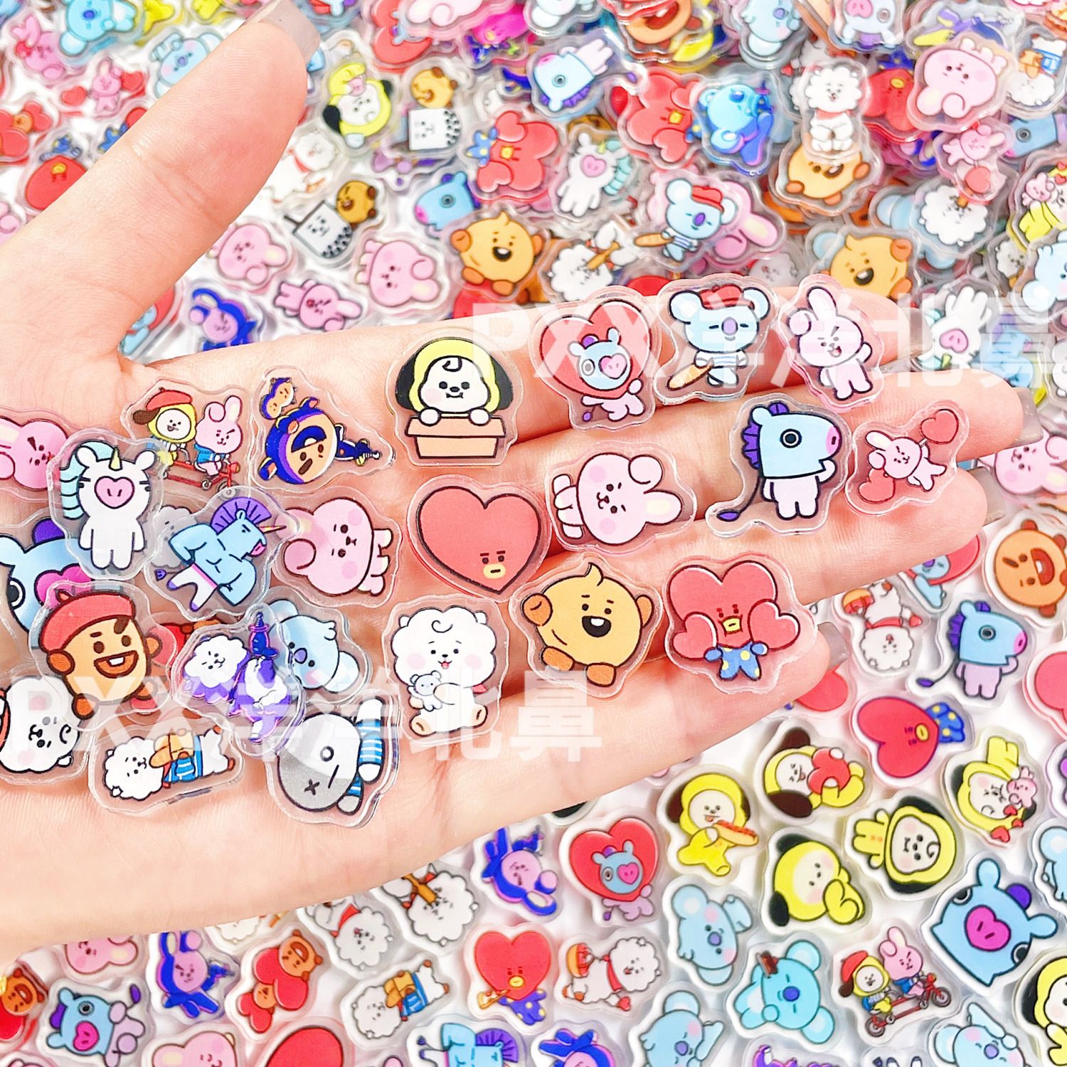 100 szt. BT21 BTS Jednowarstwo – Art Craft Accessories recenzja i cena