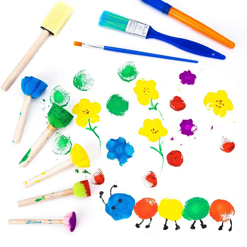 Zestaw gąbek i pędzli do malow – Art Craft Workshop recenzja i cena