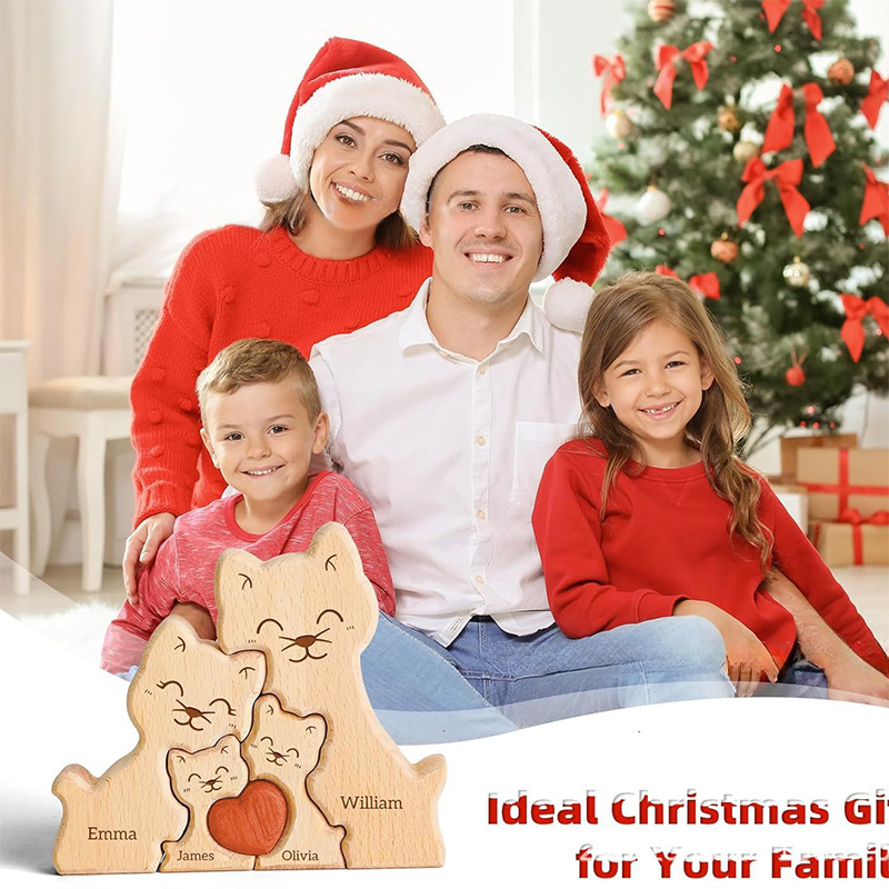 Drewniane Puzzle z Kotem, Ręcz – Art Craft 2 Year Olds recenzja i cena